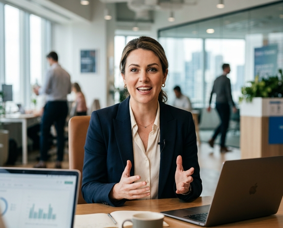 corporate ai video
