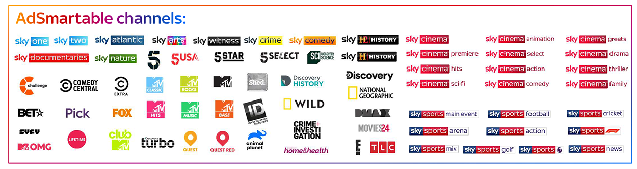Sky TV advertising